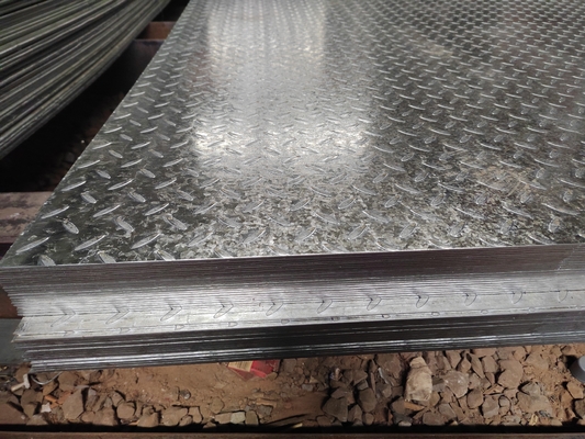 Q235 MS Diamond Steel Sheet для изготовления небольших инструментов и A36 HR Checkered Iron Sheet